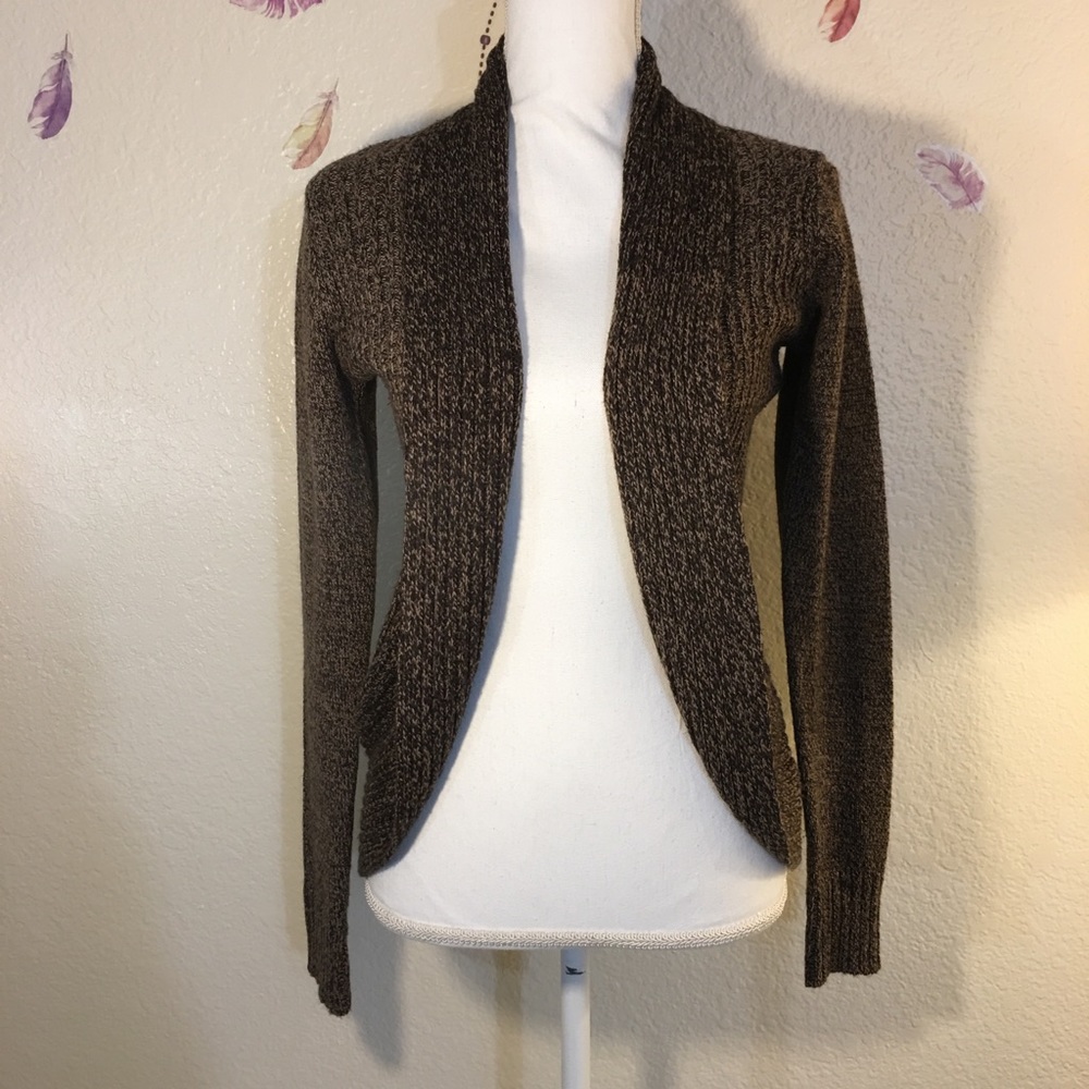 Derek Heart cable knit cardigan.